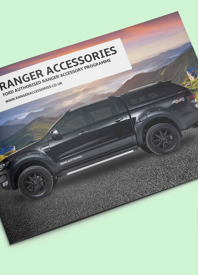 Ranger Accessories Brochure double page spread